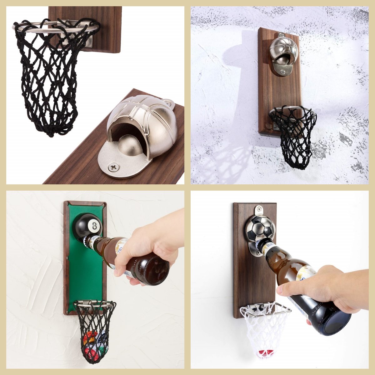 Wooden Wall Mounted Opener