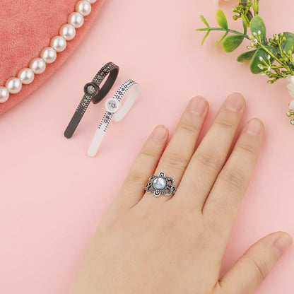 🔍Ring Sizer Measuring Tool with Magnifier💍