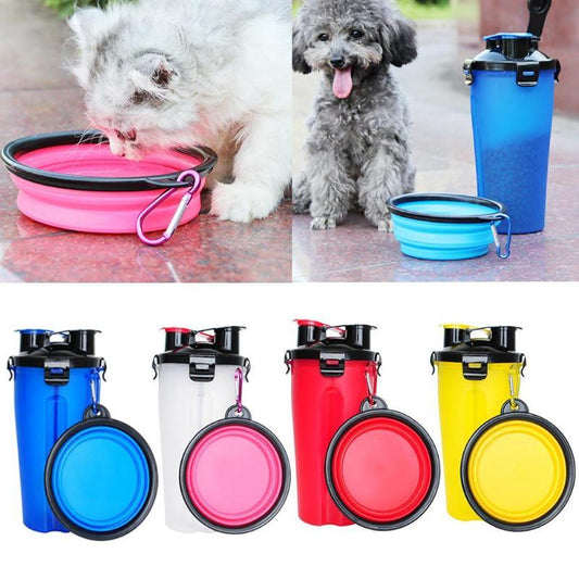 2-in-1 Travel Cup with Feeding Bowl - PawBuddy Bowlift
