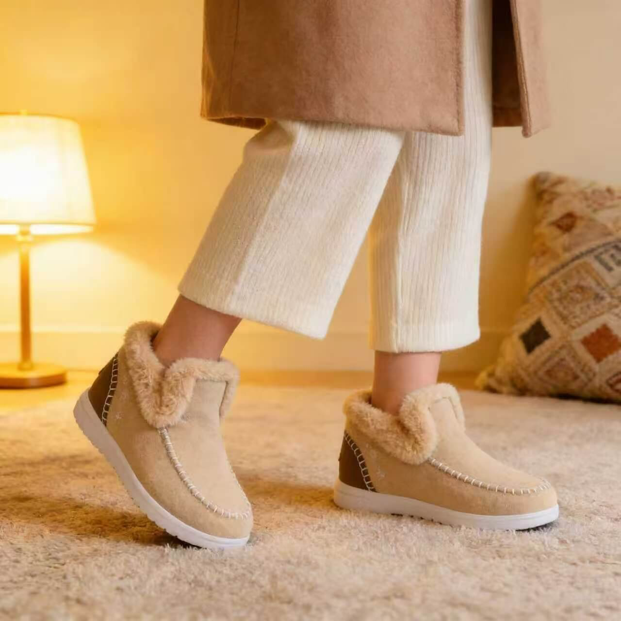 🔥End of Winter Clearance🔥 - Kickly Orthopedic Fleece Slip-On Boots