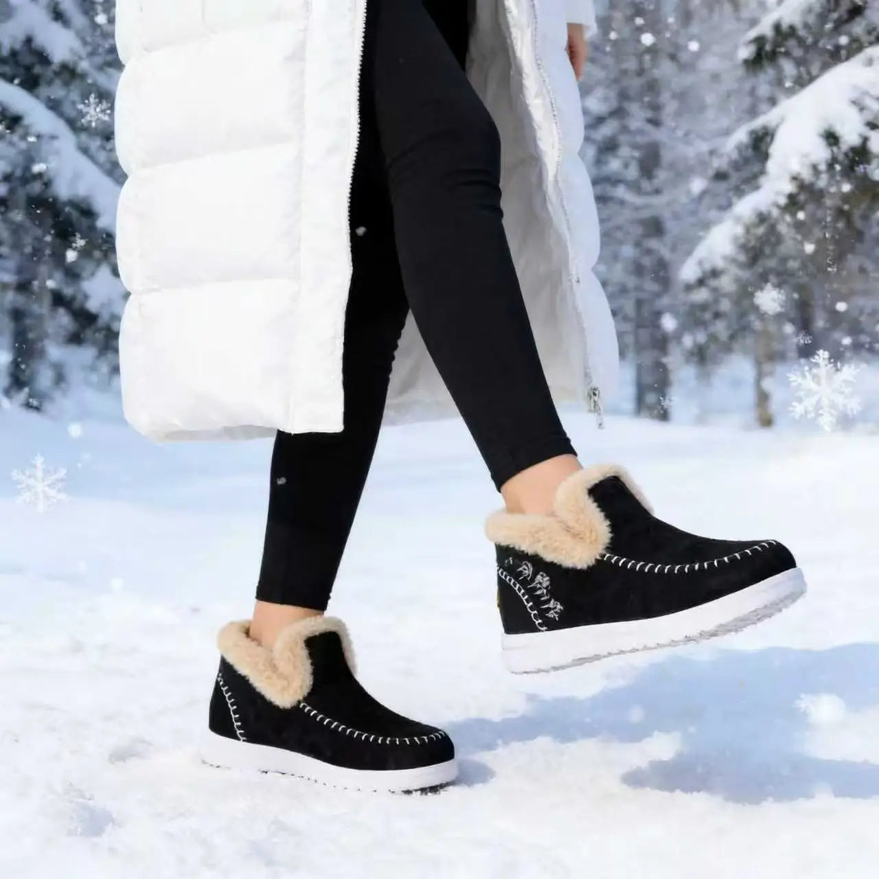 🔥End of Winter Clearance🔥 - Kickly Orthopedic Fleece Slip-On Boots