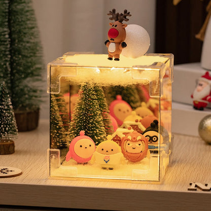 DIY Christmas 3D Rubik's Cube Night Light