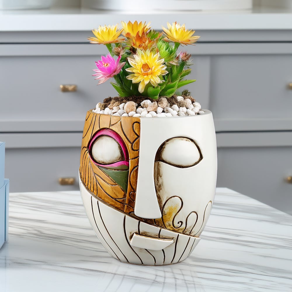 🪴Picasso Fauvism Abstract Human Face Flower Pot