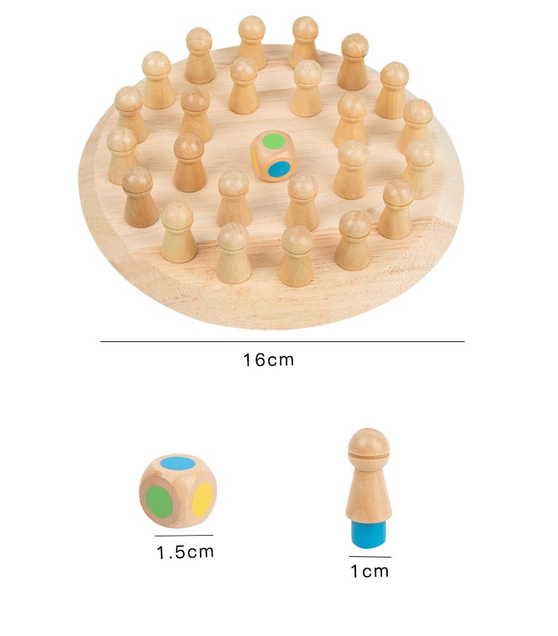 🔥HOT SALE-49% OFF🔥Color Memory Wooden Chess For Kids