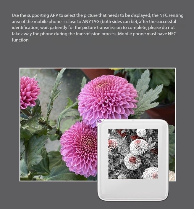 ❤️NFC-Powered Tri-Color E-Ink Display Module✨