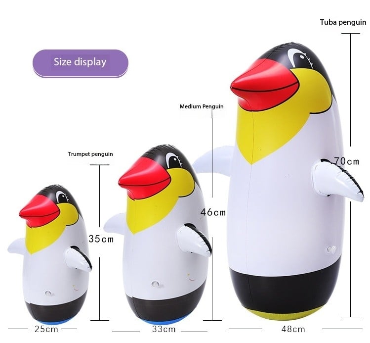 🐧3PCS Inflatable Punching Bag