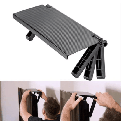Punch-free TV screen storage bracket