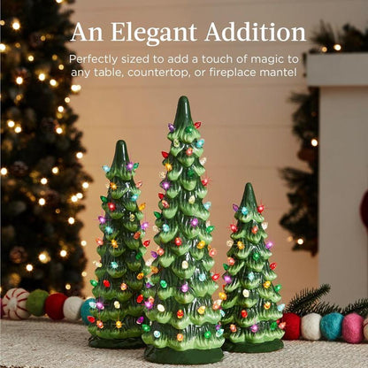 🎉Hand-Painted Tabletop Christmas Trees🎄