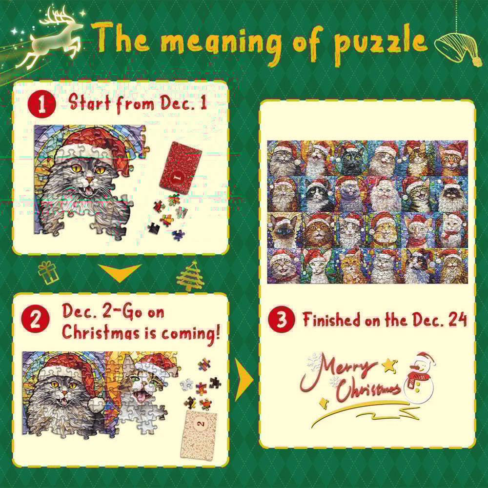 Christmas Sale 49% OFF-Advent Calendar 2024 Christmas Jigsaw Puzzles