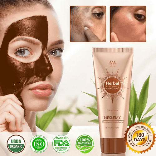 Whitening and Spot-Removing Face Mask Suitable for face and body – 👩‍⚕️ Natural ingredients permanently remove age spots, freckles, sun spots, and liver spots.