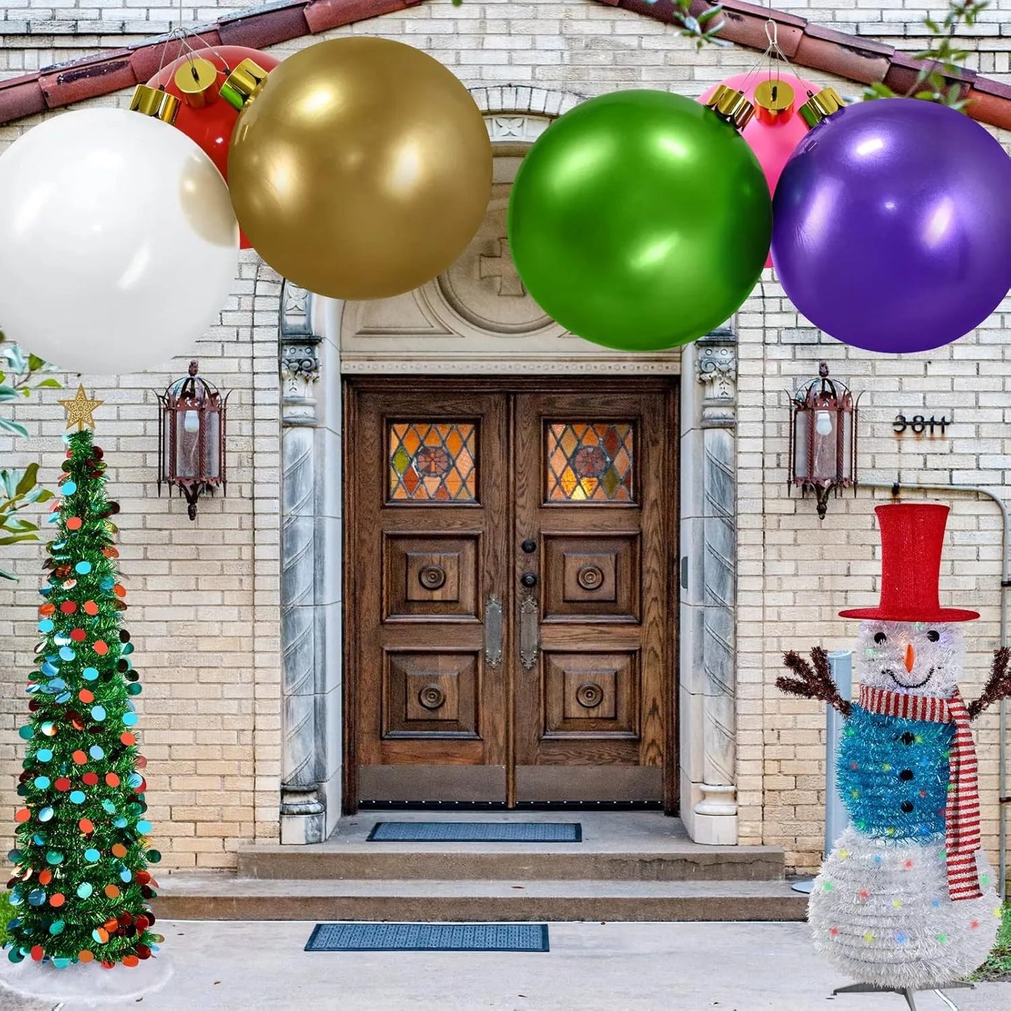 🎁 Last day Sale 45% OFF🎈2025 New Oversized Inflatable Christmas Ball Decoration