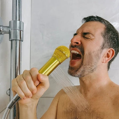 🚿 Microphone-Shaped Creative Showerhead
