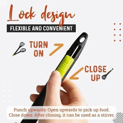 (New Year Promotion- SAVE 48% OFF)Kitchen Tongs Egg Whisk🔥BUY MORE SAVE MORE🔥