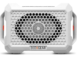 Waterproof portable Bluetooth® speaker with built-in party lights (Whitewater)