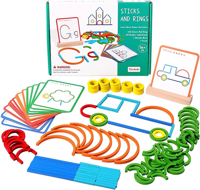 Creative Sticks & Rings Puzzle