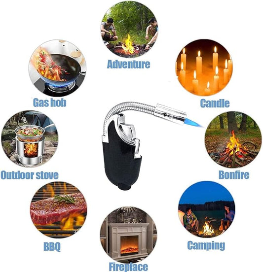 Outdoor Windproof LED Camping Jet Lighter