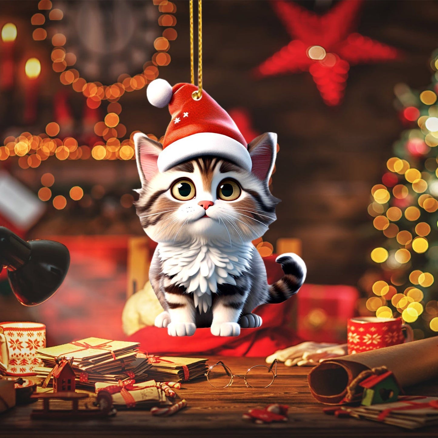 🔥LAST DAY 40% OFF🐾🎄Christmas Cat Ornaments🐱