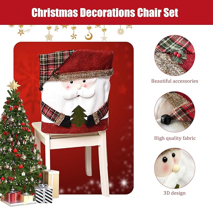 🔥Christmas Hot Sale 40% OFF🎄Cute Christmas Chair Covers