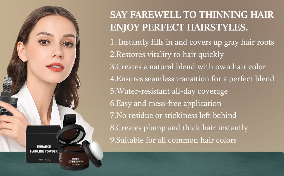 Waterproof Hairline Shadow Powder