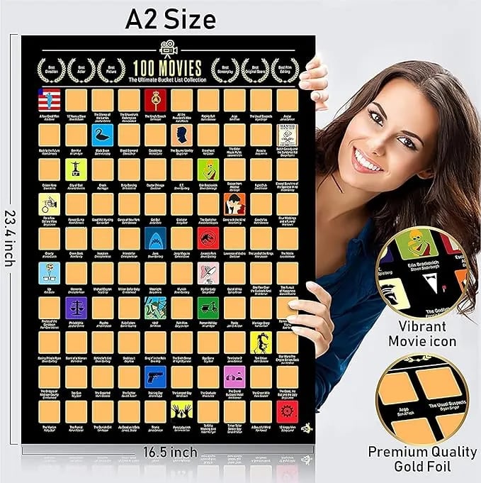 Hot Sale 40% Off🔥Couple 100 Days Scratch Poster