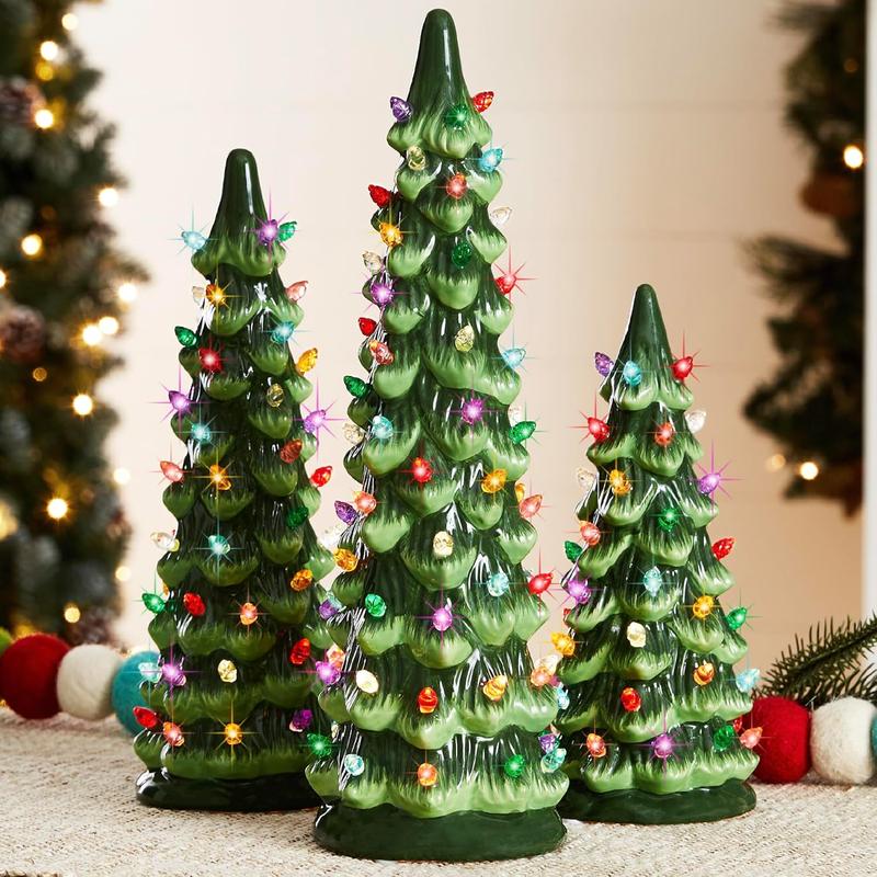 🎉Hand-Painted Tabletop Christmas Trees🎄