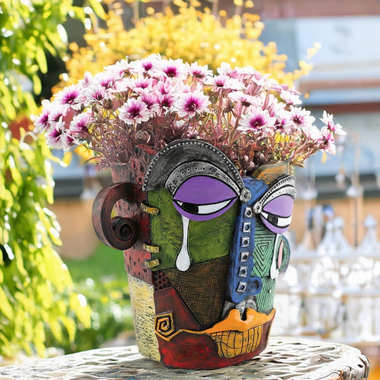 🪴Picasso Fauvism Abstract Human Face Flower Pot