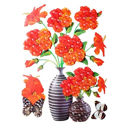 🖼️3D Three-Dimensional Simulated Vase Wall Art🌺