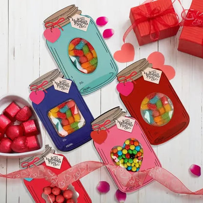 🔥LAST DAY 50% OFF - 💖Mason Jar Happy Valentines Day Cards