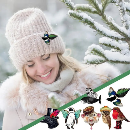 40% OFF🐦Robin Wooden Brooch