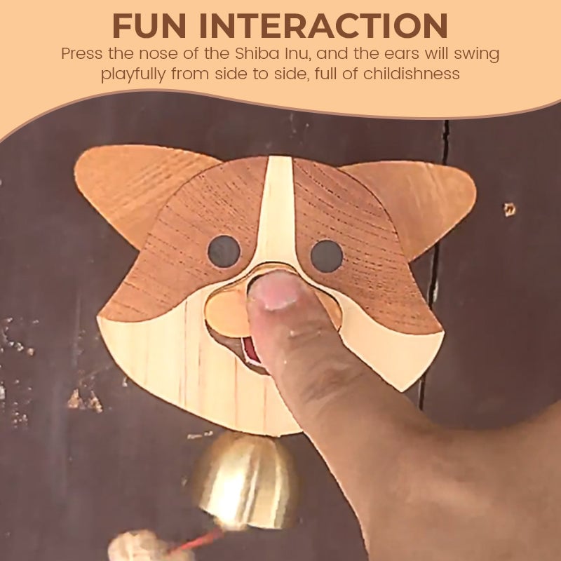 Last day promotion 40% off 🐕Purely handmade pure wooden wind chime doorbell🐶