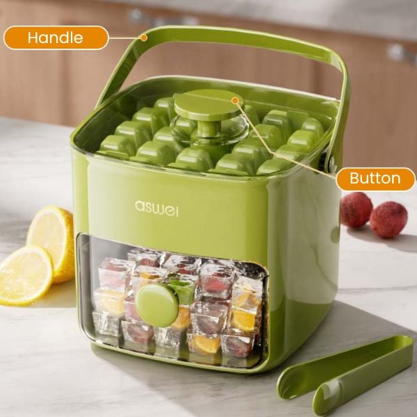 Double-Layer Ice Cube Tray Box