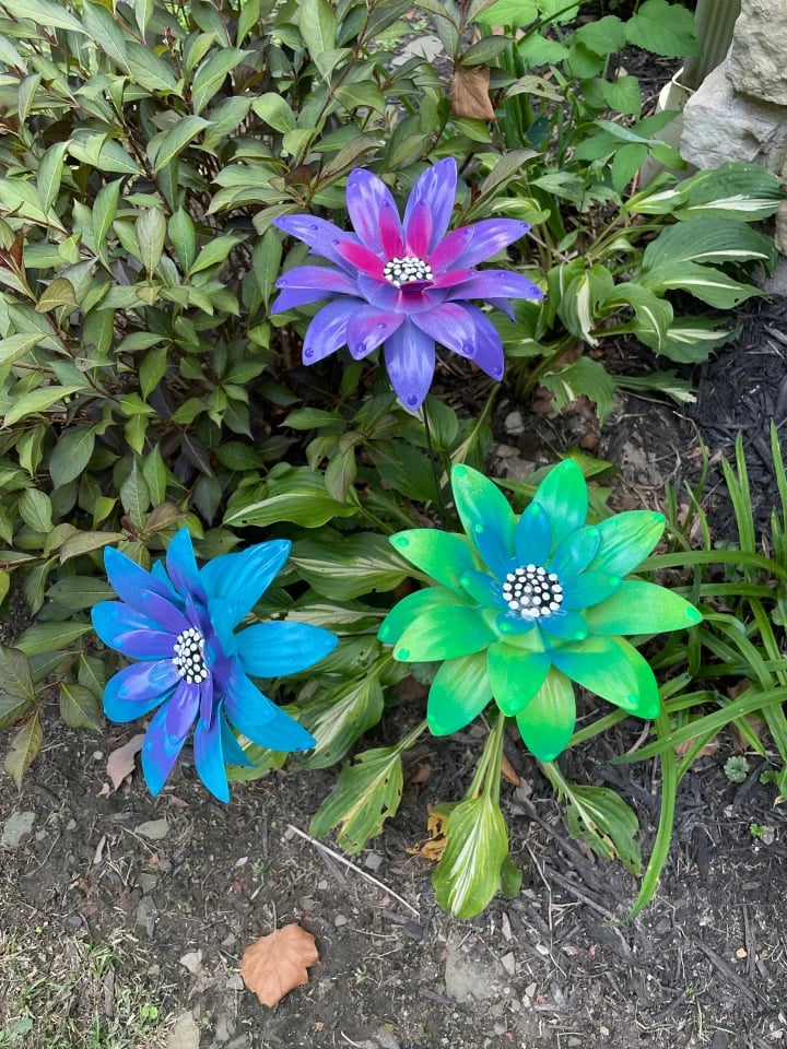 🍀Spring Metal Garden Sunflower