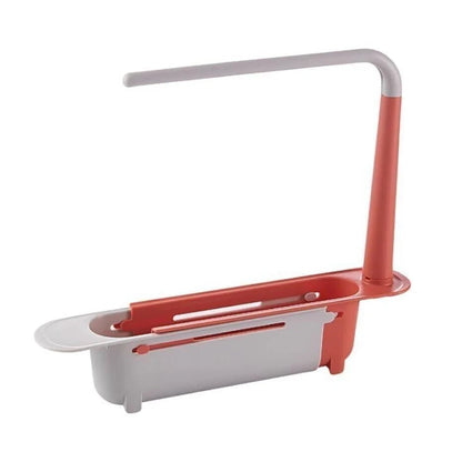 Telescopic 2-in-1 Sink Storage Rack Holder
