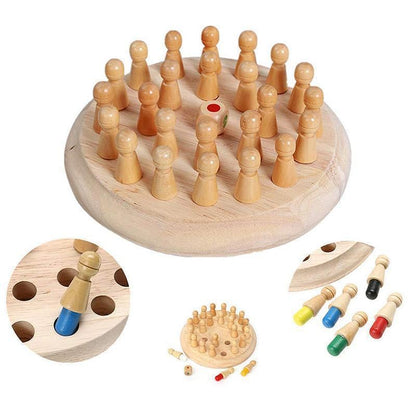 🔥HOT SALE-49% OFF🔥Color Memory Wooden Chess For Kids