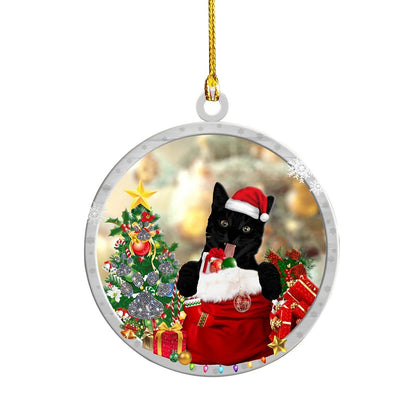 🎅Christmas sale 45% off🐈Christmas Black Cat Ornament🎄