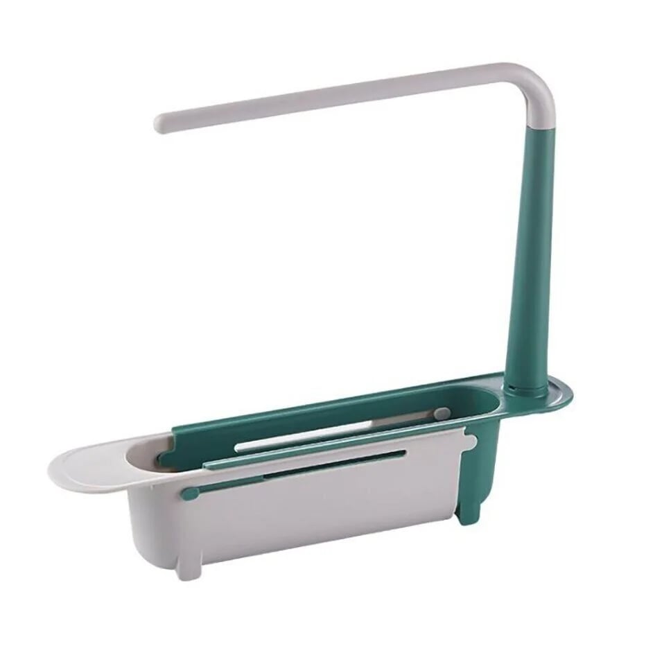 Telescopic 2-in-1 Sink Storage Rack Holder