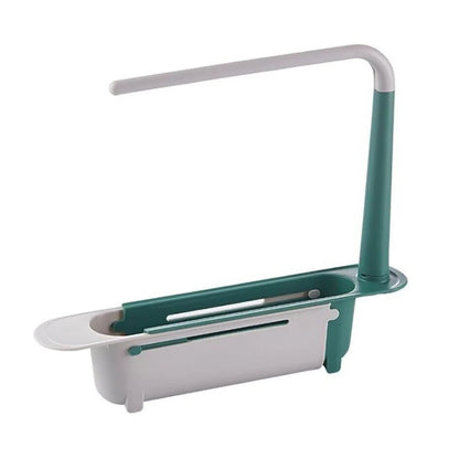 Telescopic 2-in-1 Sink Storage Rack Holder