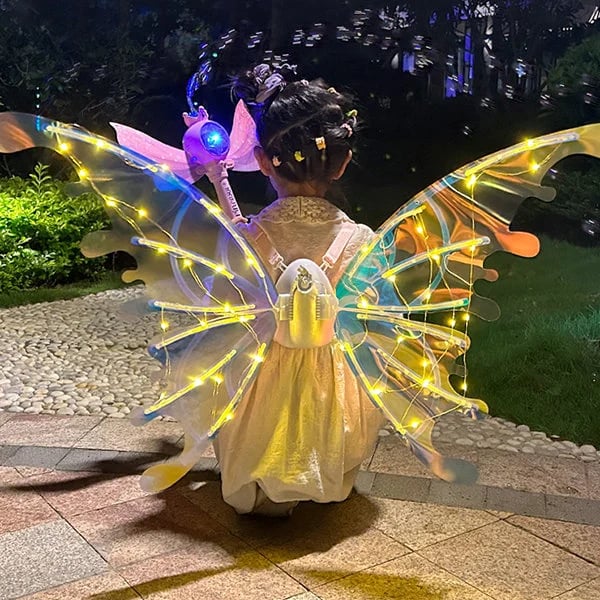 🔥  Electric Butterfly Elf Wings with Glowing Lights