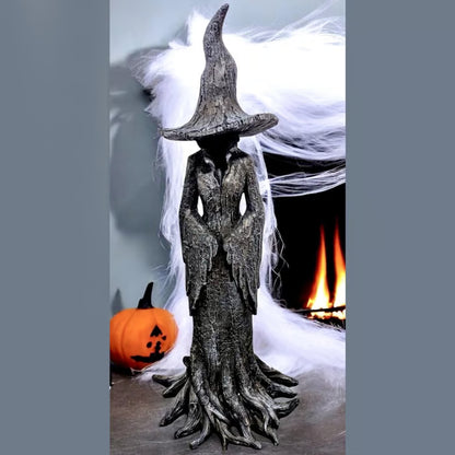 🔥LAST DAY 49% OFF - 🧙‍♀️Hand-Painted Enchanting Witch Statue: The Guardian of Your Home💫