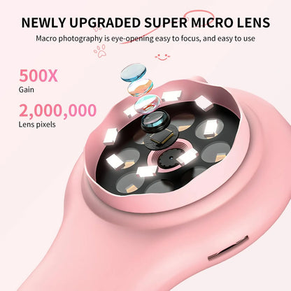 40% OFF🔥Microscope For Kids - Portable Handheld Magnifying Glass For Kids