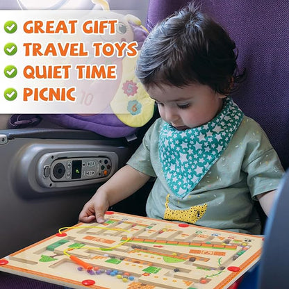 Magnetic Color and Number Maze