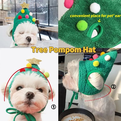 🔥40% OFF🎁Adorable Christmas Tree Pom-Pom Hat
