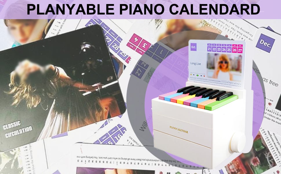 🎹2024 Playable Piano Desk Calendar🎁