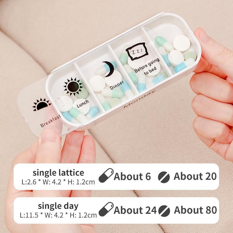Beautiful Weekly Pill Organizer💊