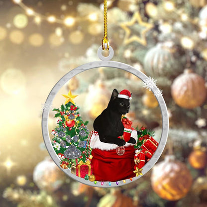 🎅Christmas sale 45% off🐈Christmas Black Cat Ornament🎄