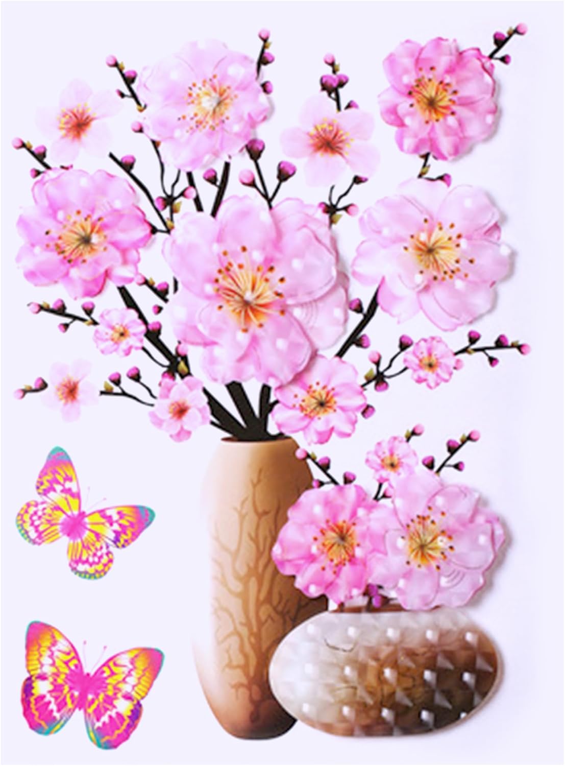 🖼️3D Three-Dimensional Simulated Vase Wall Art🌺