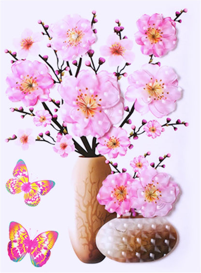 🖼️3D Three-Dimensional Simulated Vase Wall Art🌺