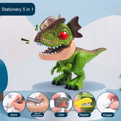 Stationery 5-in-1 Set Detachable Dinosaur Model Toys