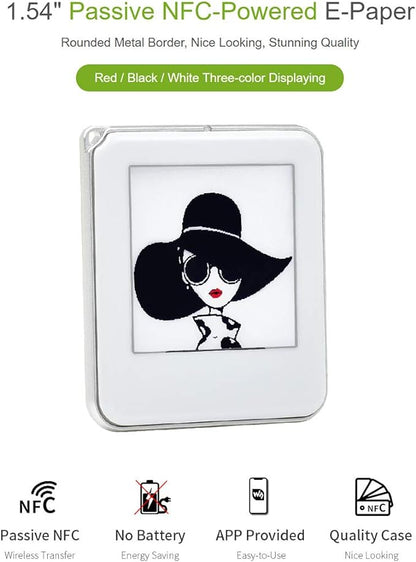 ❤️NFC-Powered Tri-Color E-Ink Display Module✨