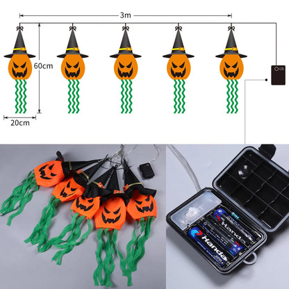 🔥Halloween LED Wizard Pumpkin Lights